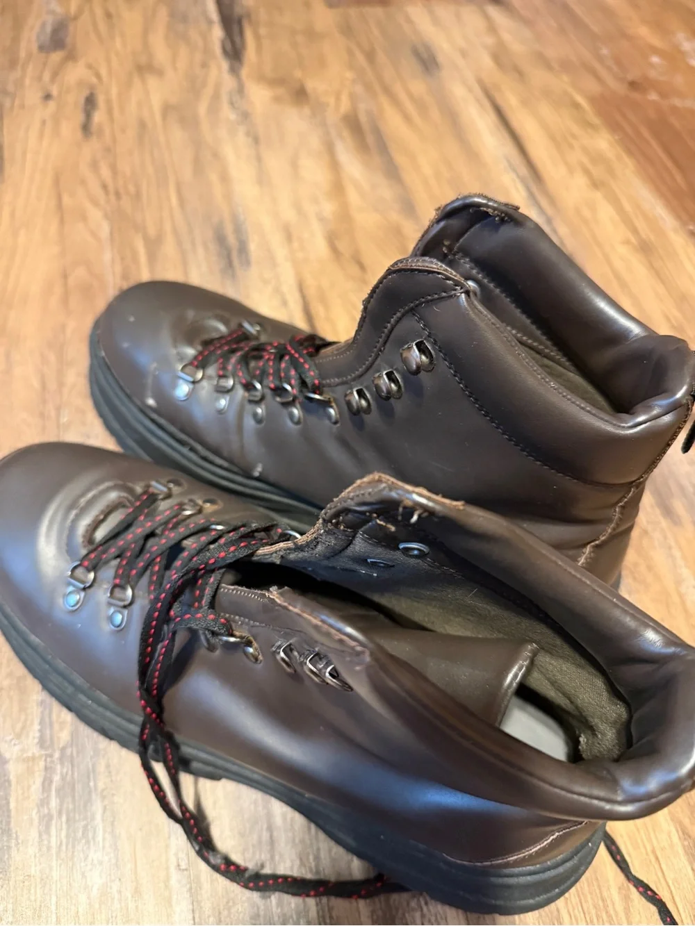 ASOS Brown Lace-Up Platform Boots